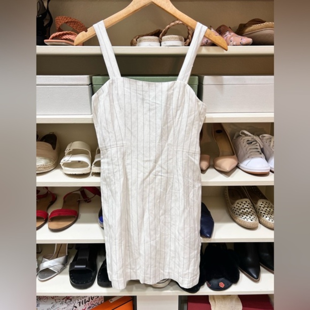 NWT Club Monaco Striped Square Neck Mini Dress